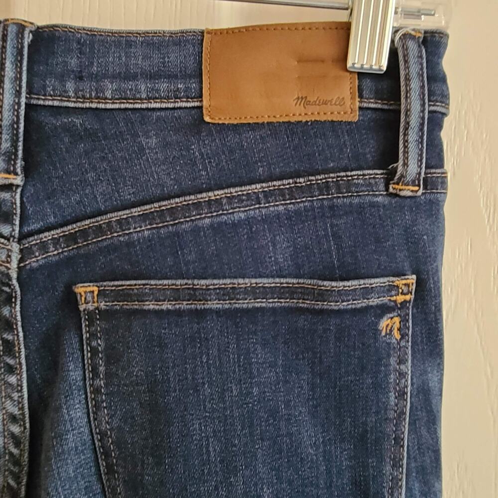 MADEWELL 10" High-Rise Skinny Jeans in Danny Wash G7391 Women's Size 27 - Picture 5 of 11